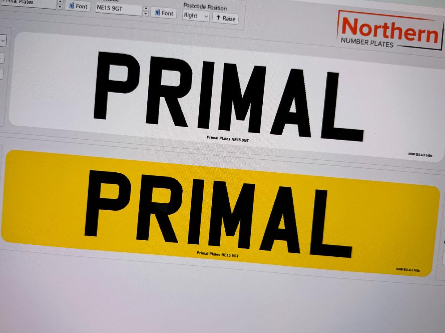 Printed UK Standard - 520mm x 111mm